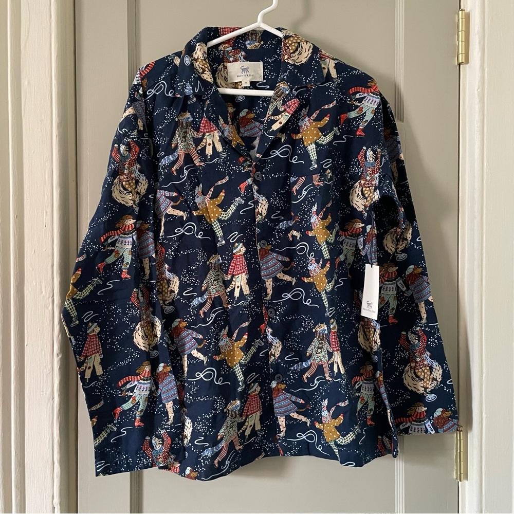 Printfresh Figure Skaters PJ Top